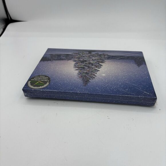 Oak Street Picture Art Canvas Light up 8.25"x 5.875" Christmas Tree Night B4 - Picture 7 of 10